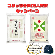 【会員数1万人突破キャンペーン】無洗米 北海道ゆめぴりか 5㎏・山形県産つや姫5kg
