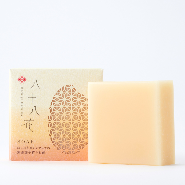 八十八花こめ油石けん　80ｇ