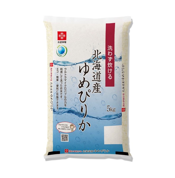 ｅ-come洗わず炊ける北海道ゆめぴりか